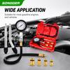 Compression Tester Kit Engine Cylinder Compression Tester 0-300 PSI Gauge M10 M12 M14 M18 Adapters Tool Set Motorcycle ATV Truck