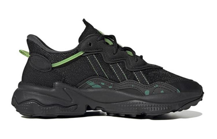 Adidas Ozweego Black Solar Green GS HQ1637