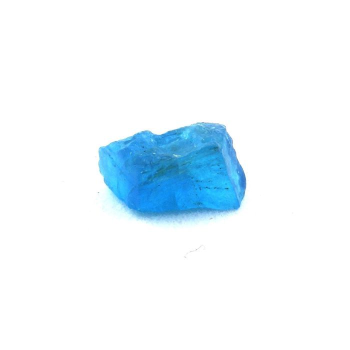 Pierres et Minéraux. Apatite bleu neon. 1.26 ct. Betroka, Anosy, Madagascar.
