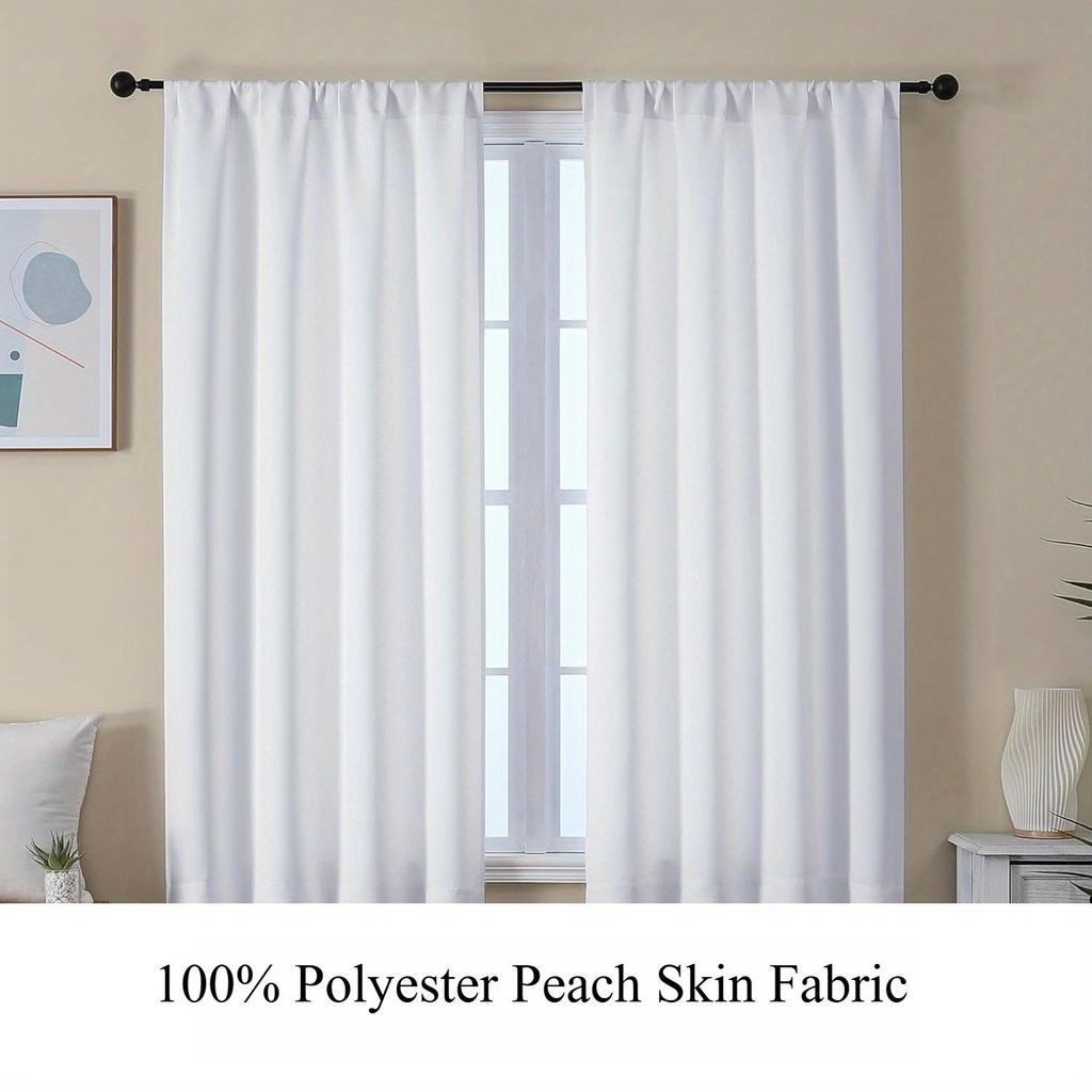 2Pcs Peacock Printed Curtains, Pole Bag Curtains In Multiple Sizes 30*65, Home Decoration, Room Decoration