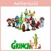 12pcs The Grinch Action Figure Toys Xmas Gift Cake Topper Mini Model Doll Decor