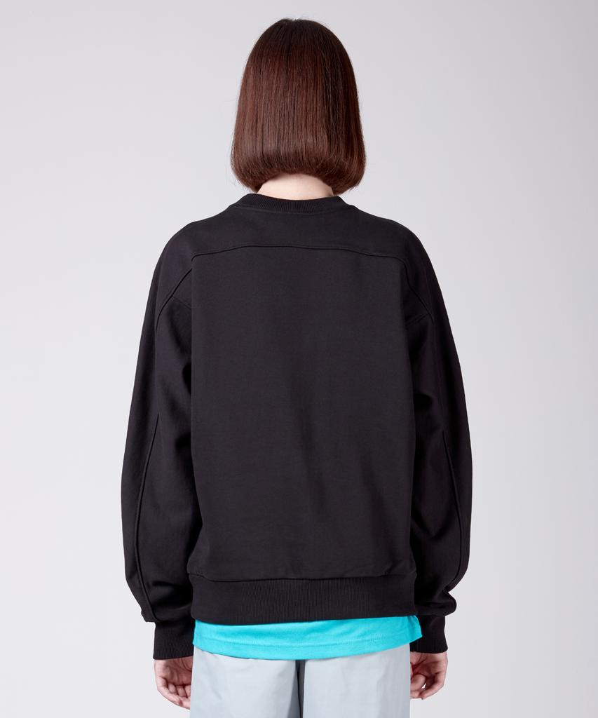 SSQR Unisex Embroidered Sweatshirt Kiz_01_Black_Medium