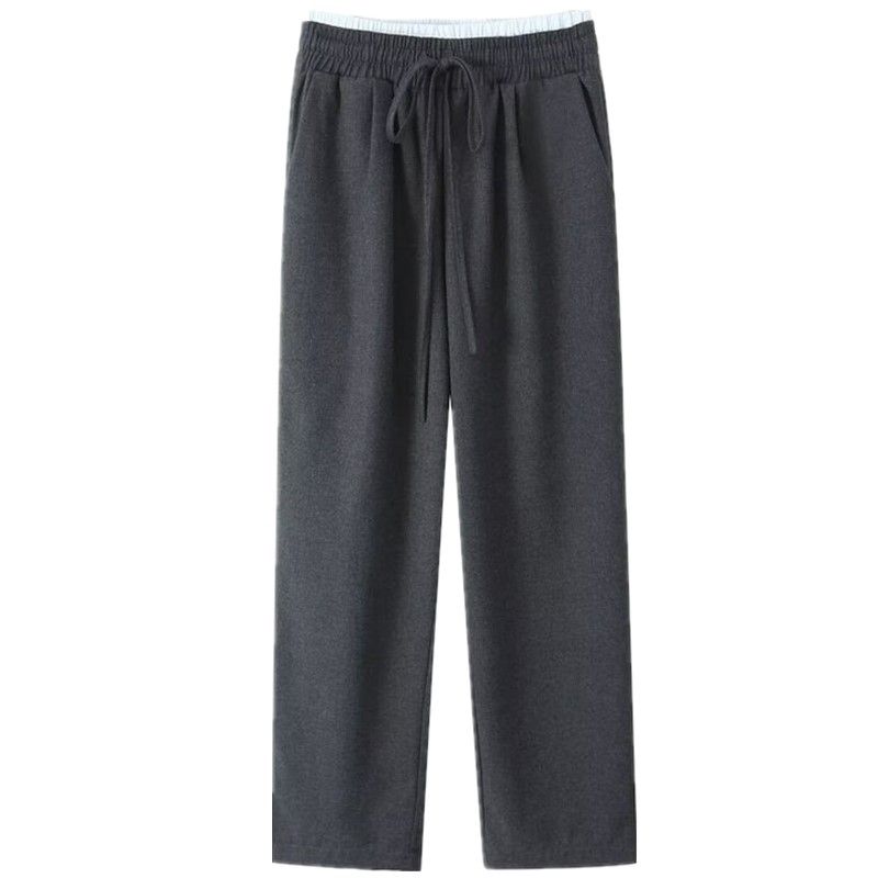 

Fashion Style Winter New Women s Clothing Temperament Wild Casual Style Double Layer Waist Wide Leg Pants 1971021 802 Picture color L