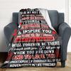 1pc Friendship Quote Blanket - Perfect Gift for Birthdays, Christmas & Halloween- Soft, Warm & Versatile yy250909143