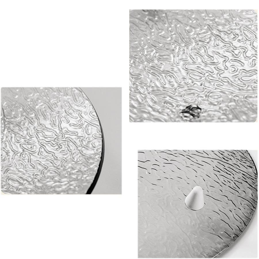 1/2 STÜCK Wohnzimmer Snackschale Wellenschale Nüsse Süßigkeiten Trockenobstschale Snackaufbewahrungsschale Dreifüße für mehr Stabilität