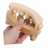 Wood Handheld Massage Ball Roller - Deep Tissue Massager Suitable for Back, Neck, Legs, Arms & Full Body | Portable Muscle Device for Athletes