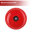 Ciglow Fire Alarm Bell, 220V/24V/12V 6inch Stainless Steel School Factory Warehouse Electric Bell 100db AC 50HZ(24V)