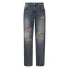BUCKAROO [Premium] Men'S Tapered Slim M-Tone Light Indigo