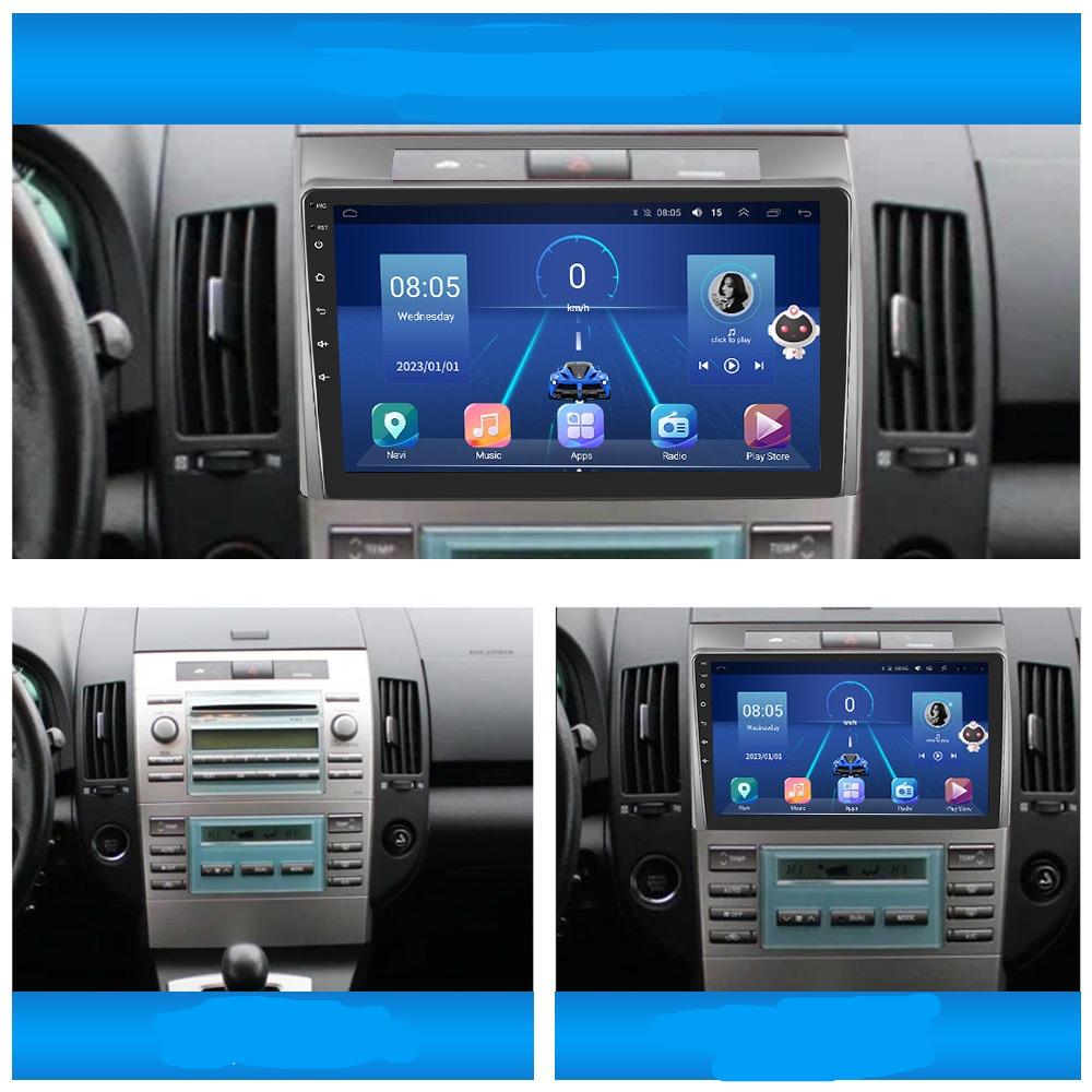 Car Accessoires 2 Din 9 Inch Radio Fascia DVD GPS MP5 Panel Frame for Toyota Corolla Verso 2004 - 2009 Dashboard Mount Kit