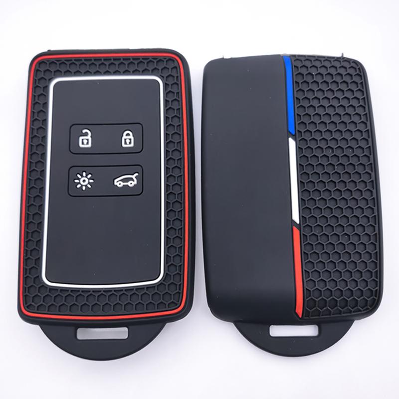 Silicone Key Case Cover For Renault Austral Captur Arkana Koleos Zoe Scenic Dacia Sandero Duster Logan Jogger Kadjar Clio Megane