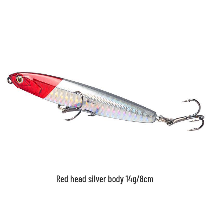 

Приманка тонущий карандаш Ghost 2-го поколения: Приманка для дальнего заброса для пресноводной рыбалки на окуня, жереха, мандаринку, окуня и дикой рыбалки Hookless, Ringless