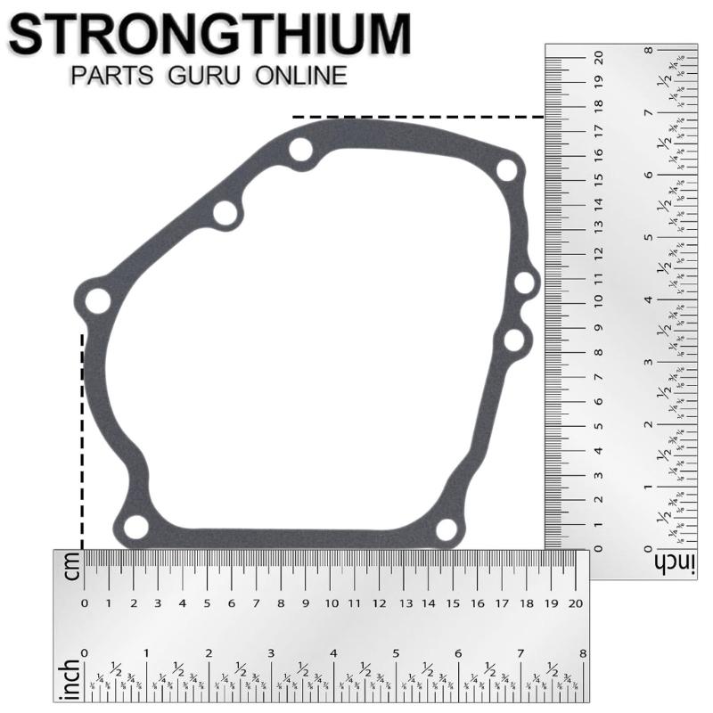 Crankshaft Side Cover Gasket Oil Seal Kit Rubber Fiber Acrylic Aluminum Set For Predator 212 11381-ZH8-801 11381-ZE1-800 90601-ZE1-000