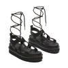 Dr. Martens Nartilla Athena Leather Gladiator Sandals Black Women Sneakers 31617001