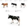 Delightful Farm Pvc Animal Figurines Black Spotted Dairy Cow Yellow Cow Jersey Calf Toys