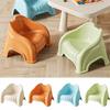 Simple Creative Small Board Stool Comfortable Small Stool with Backrest  Living Room