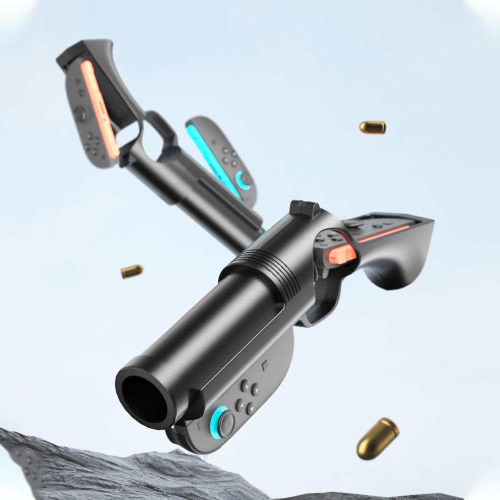 For NS2 Shooting Game Gun Holder Wear Resist Somatosensory Gaming Gun Anti-Slip Left and Right Handle Holder Gaming Accessories