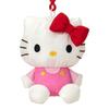 Sanrio Fuwashika Kids Mascot Hello and ABS Ages 6 and 320421 Holder, Kitty, Nylon, Polyester, Resin, Up, Strap,