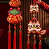 Chinese New Year Lion Dance & Fu Character Hanging Ornaments - 2026 Year of the Horse Lucky Decorations for Home