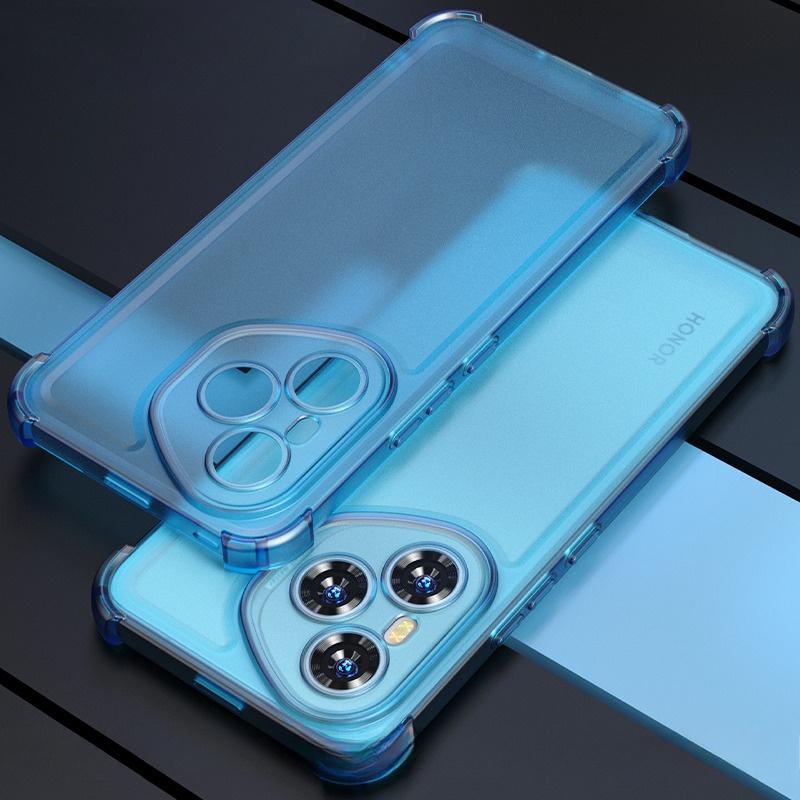 For Honor400 Case Candy Color Shockproof Transparent Matte Silicone Case For Honor 400Lite 300 200 100 90 Pro Gobal Soft Cover