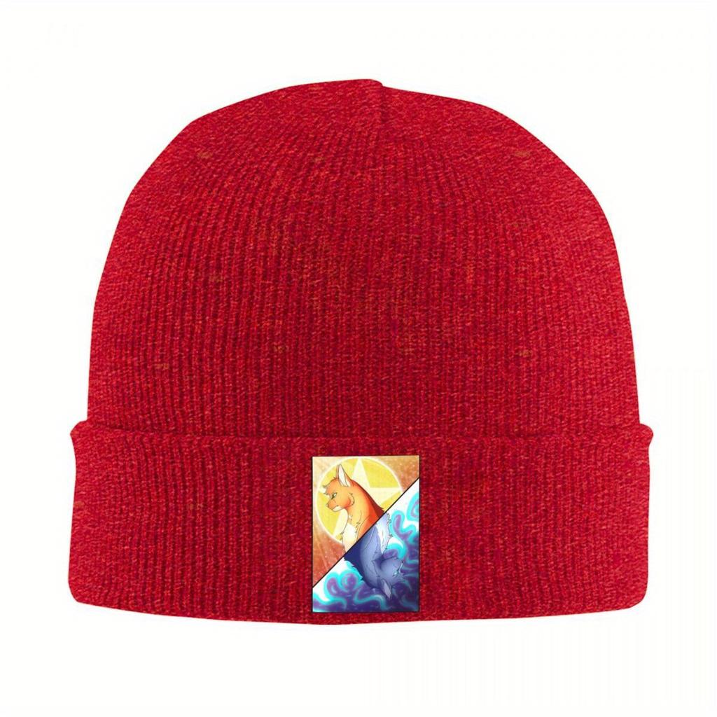 "Fire Alone Will Save The Clan..." - Warriors Warm Knitted Cap Fashion Bonnet Hat Autumn Winter Outdoor Beanies Hats for Unisex