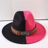 Popular European and American Classic Double-color Wide-brimmed Top Hat Men's and Women's Fashion OL Style Cowboy Hat Jazz Hat