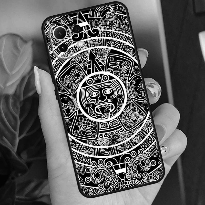 Mayan Calendar Case For Xiaomi 15T 14T 13T Pro 14 15 Ultra 17 Pro Max POCO X7 F8 Pro X5 X6 F5 F6 F7 Coque