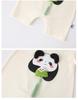 Clearance Panda Short-Sleeve Romper for Baby Boys and Girls - Chinese Style Summer Crawling Suit