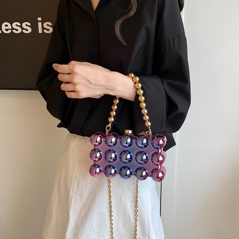 Party Abendhandtasche und Geldbörsen Geldbörsen Luxus für Damen Abendtasche Hochzeitsfeier Acryl Schulter Crossbody Tasche Dame Cocktail
