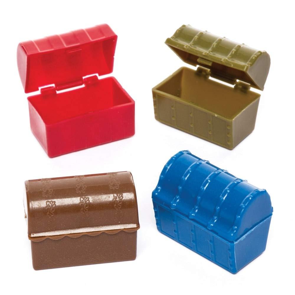 Buy Baker Ross Mini Treasure Chests (set of 8) Plastic Boxes In