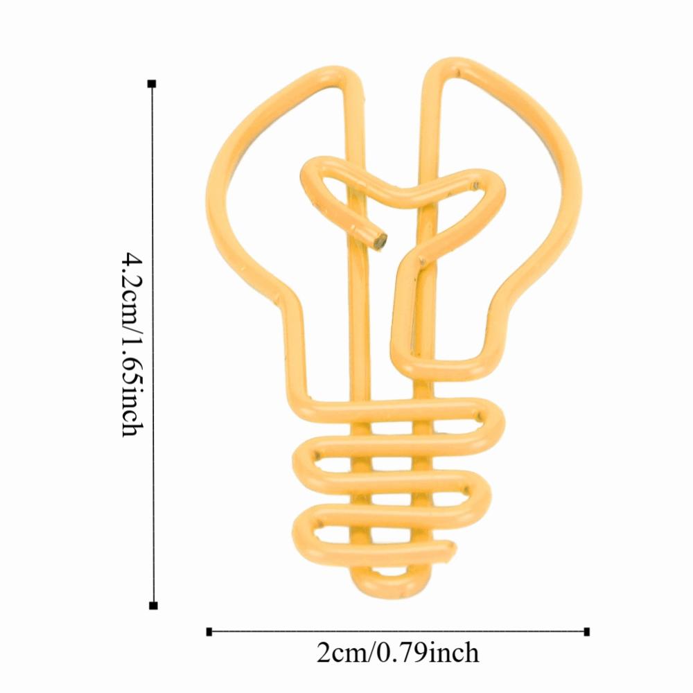 100 st Gula/Rosa Lökformade Gem Lökformade Kontorsgem Bröllopsdekoration