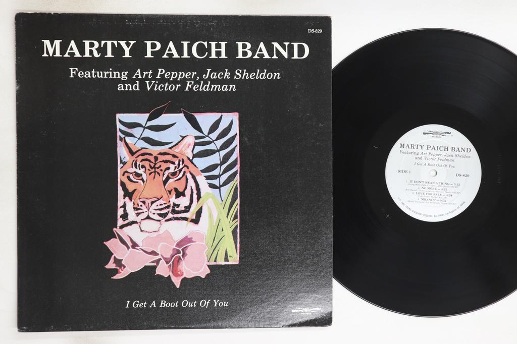 LP Record MARTY PAICH BAND ART PEPPER JACK   I Get A Boot Out Of You DS829 DISCOVERY 1981 US Jazz Used