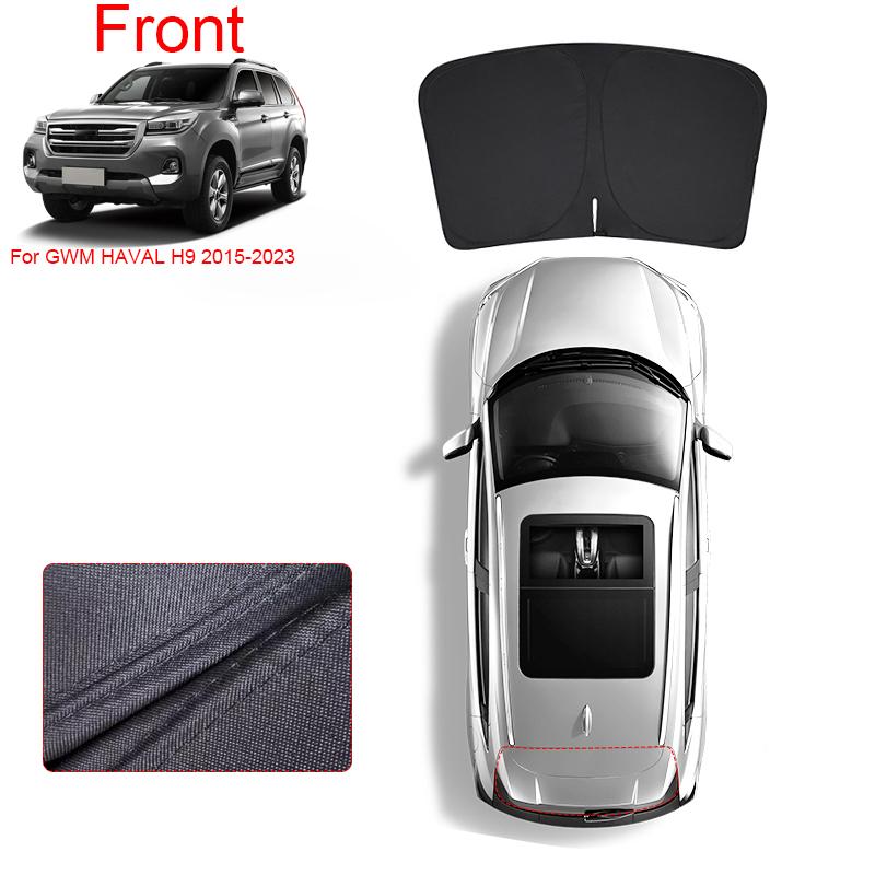Car Black Windows Privacy Sunshade For GWM HAVAL H9 2015-Present Auto Anti-UV Heat Insulation Protect Cover Interior Accessories