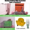 3/4-Pack Dog Scratch Door Protector Cat Anti Scratch Tape Door Panel Furniture Protector Cat Scratch Door Frame Guard for Carpet Sofa Couch Door