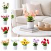 Placement Simulation Bonsai Sunflower Plant Potted Plant New Artificial Flower  Party Decor