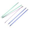 3.0-10.0mm Aluminum Knitting Needles 22pcs In 11 Sizes Colored Straight Needles  For Adults
