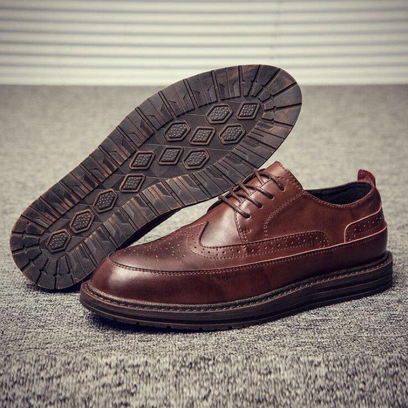 Fashion Autumn New Bullock Men Classic Business Formal Shoes Men Oxford Shoes Men Dress Shoes 2025 tyu67