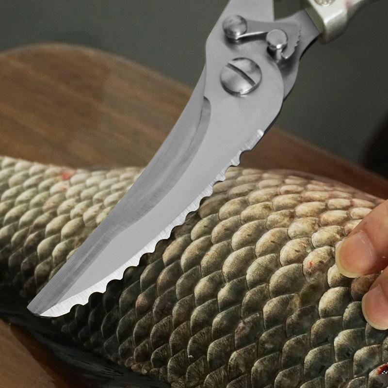 Výkonné nůžky na kuřecí kosti Nerezové kuchyňské nůžky na mořské plody Nůžky na kuřecí maso Nůžky na drůbež