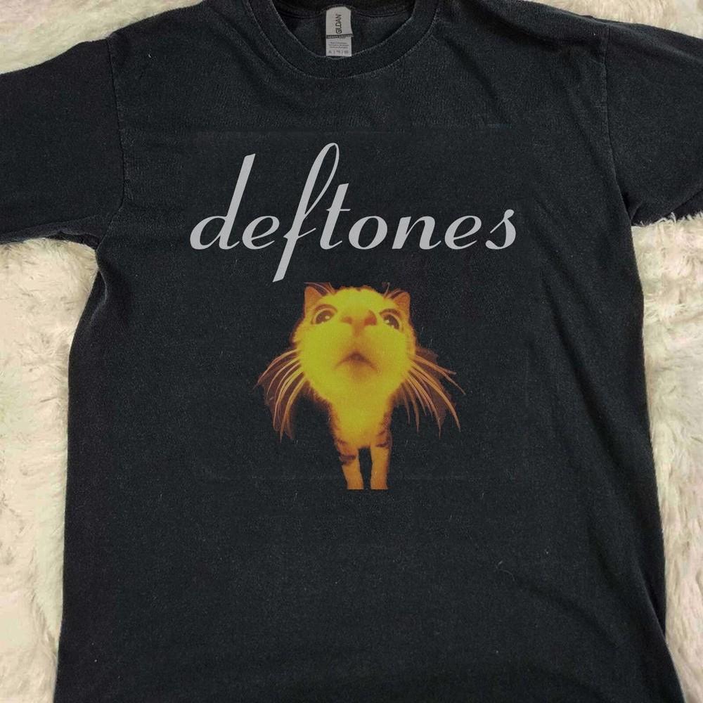 Винтажная футболка Deftones Cat Around The Fur Унисекс L