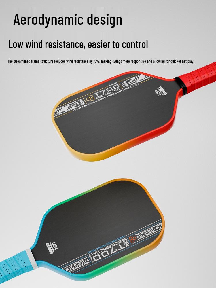 T700 Carbon Fiber Pickleball Paddle Set for Adults & Kids - Professional Competition Quality.