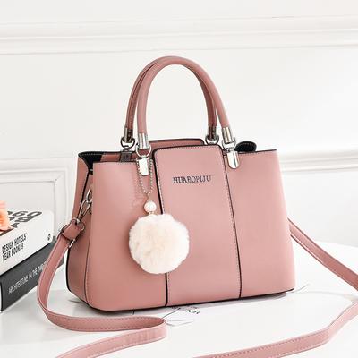 Plush Pendant Women's Bags  Summer Candy Color Women's Handbag Fashion Women's Crossbody Bag Single Shoulder Tote Bags