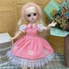 Removable Joints Girl Princess Doll Humanoid Doll Dress BJD Doll 30cm Baby Dolls  Girls Toy