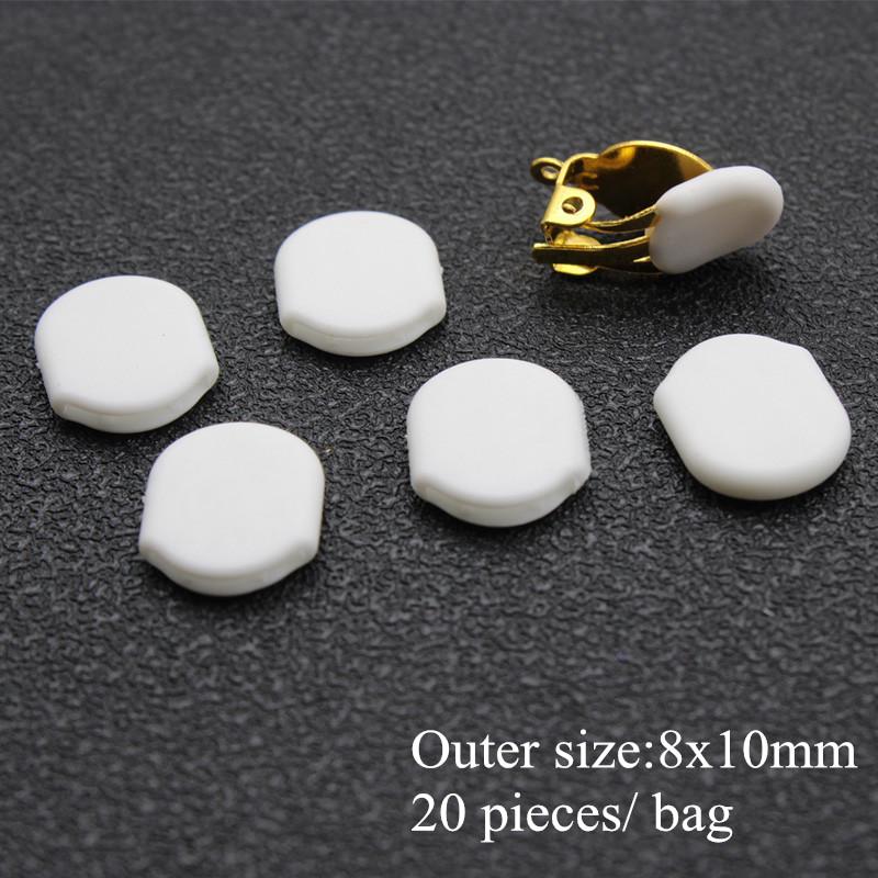 Earrings Screw Backs Anti-Pain Ear Clip Rubber Silicone Earring Back Stoppers for Stud Earrings Ear Plug Blocked Caps DIY Making
