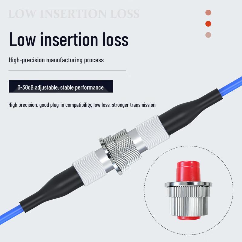 EB-LINK Adjustable Fiber Optic Attenuator (0-30dB)