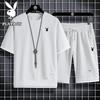 Men's Playboy Summer Casual Short-Sleeve Top & Capri Set