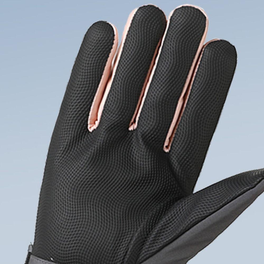 PU Leather Waterproof Gloves Full Fingers Non-Slip Gloves Touch Screen Gloves For Women Man