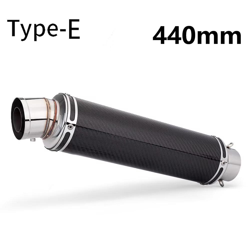 Universal 60mm Tail Section Exhaust for MT09, CBR500R, Z900 - C29 Small Cannon Elbow