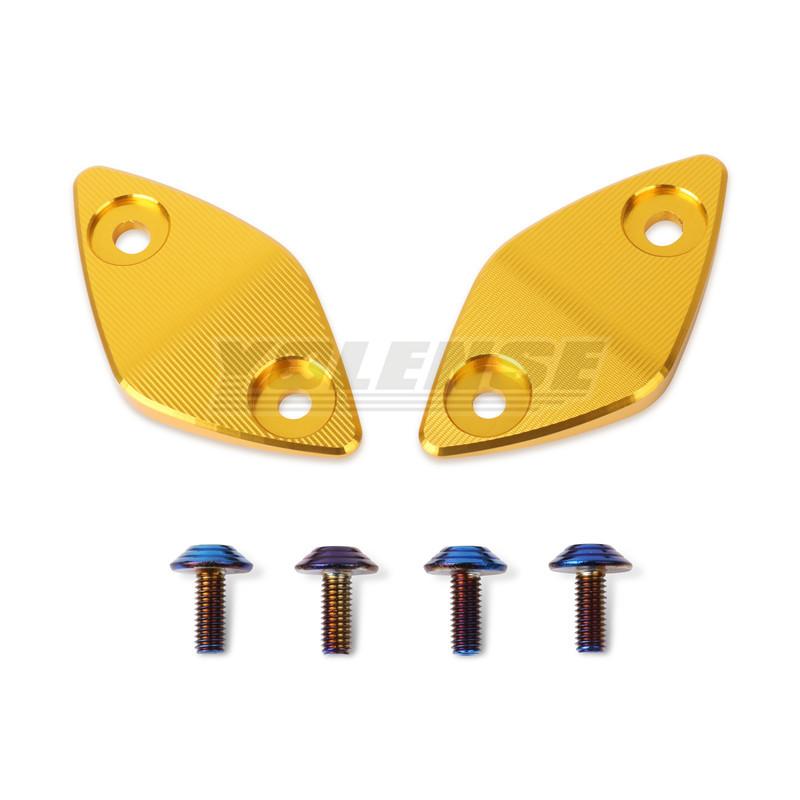Fit For ZXJC 500RR ZX 500RR Motorcycle Mirror Seat Cover CNC Rearview Mirrors Seat Driven Mirror Base Brackets