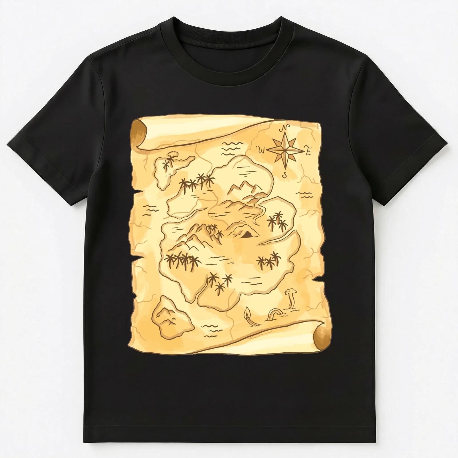 Secret Fantasy Treasure Map Unisex T-Shirt 4XL