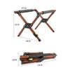 JUSTINLAU Soporte Plegable para Nevera de Camping al Aire Libre Soporte Ajustable de Aleación de Aluminio para Cubo de Hielo Soporte para Equipaje Soporte Antideslizante