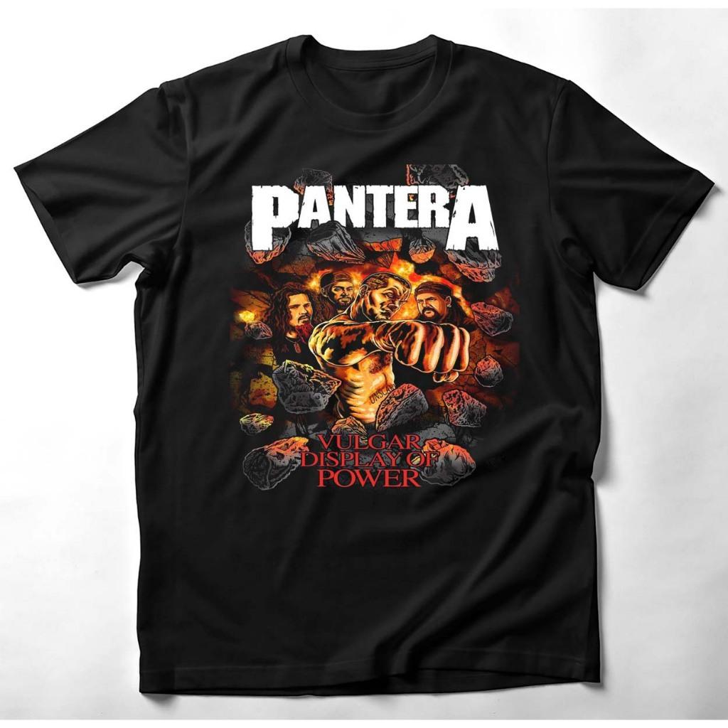 American Heavy Metal Band Pantera Poster Graphic Print Tshirt Men Women Crewneck Cotton Tee New  Harajuku Fashion Oversized Top